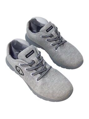 Giesswein Merino Runners Wool Sneakers Gray Size 39 or 8.5-9 Athletic Comfort